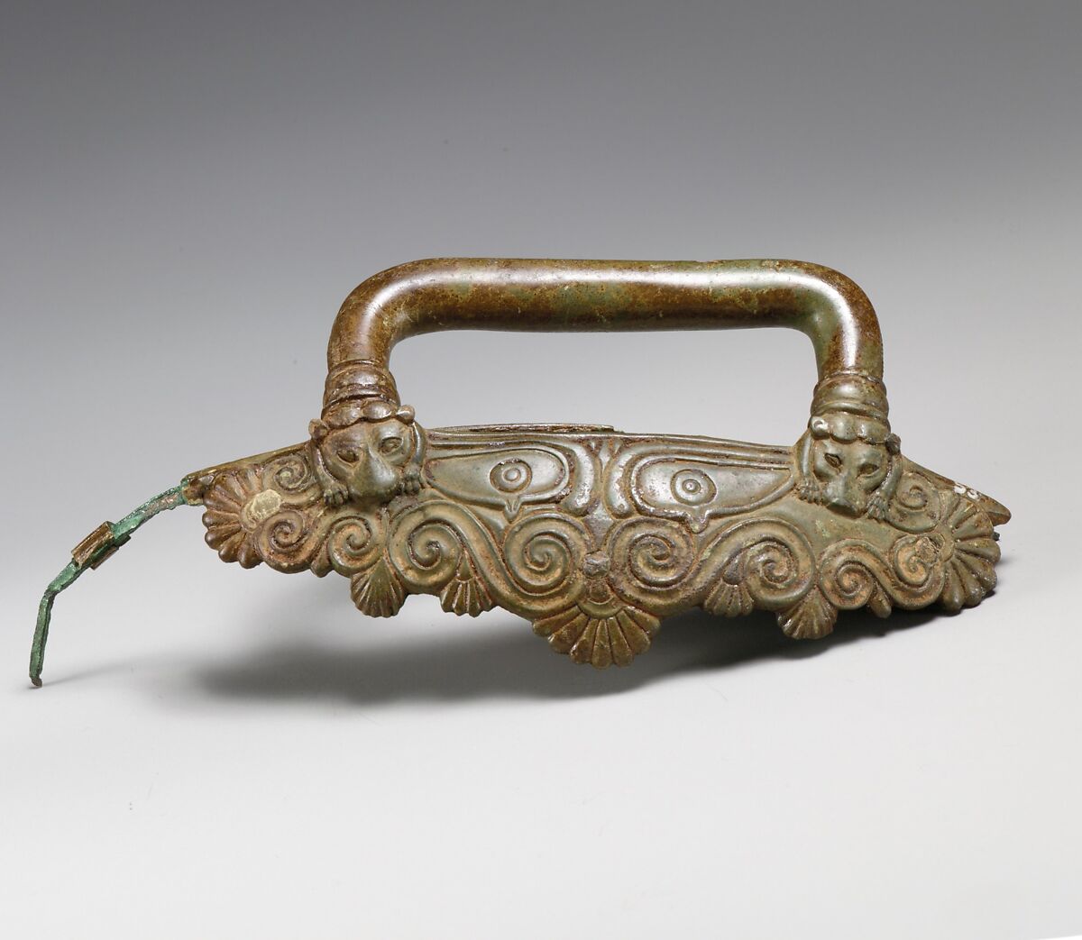 Two bronze handles, Bronze, Greek 