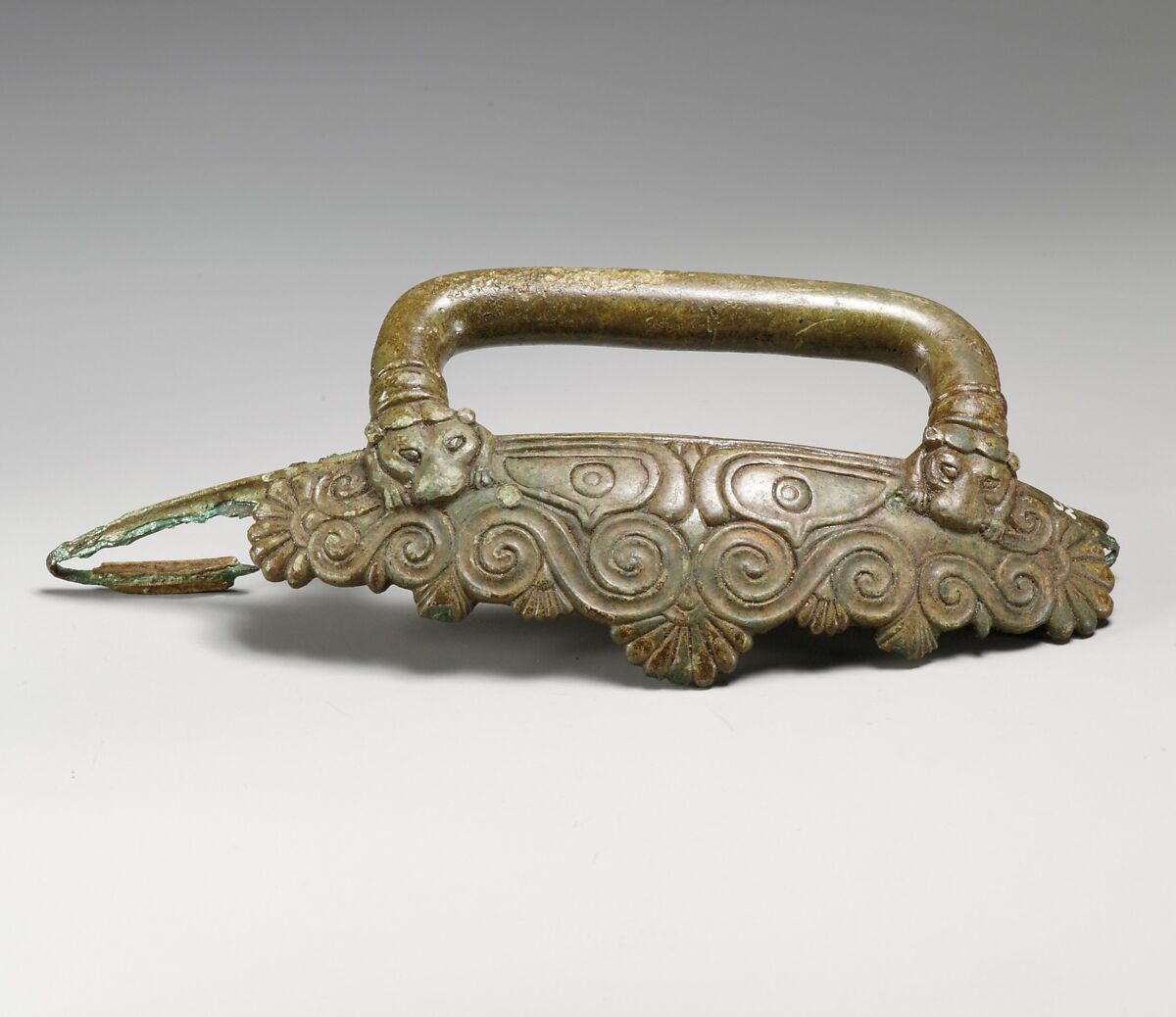 Two bronze handles, Bronze, Greek