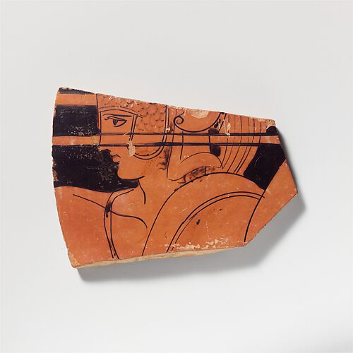 Terracotta sherd from a loutrophoros