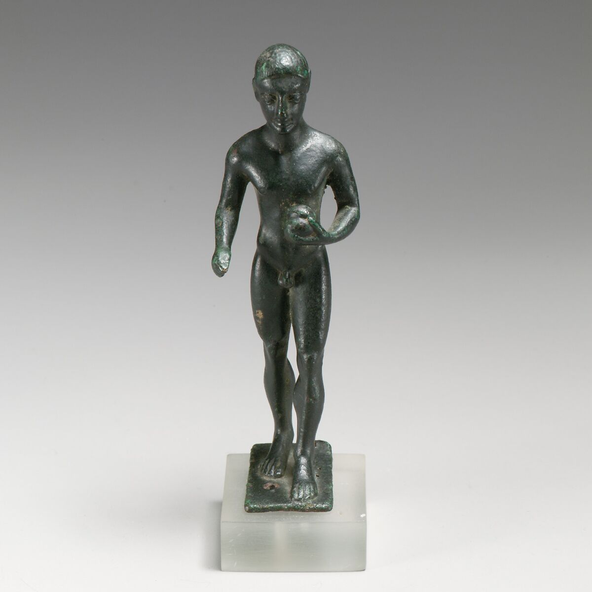Statuette of a youth, Bronze, Greek 