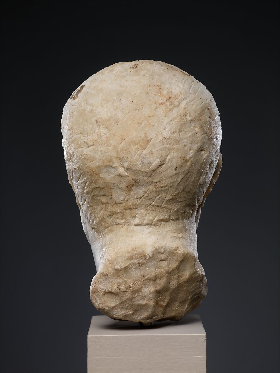 Marble portrait of a man, Marble, Roman