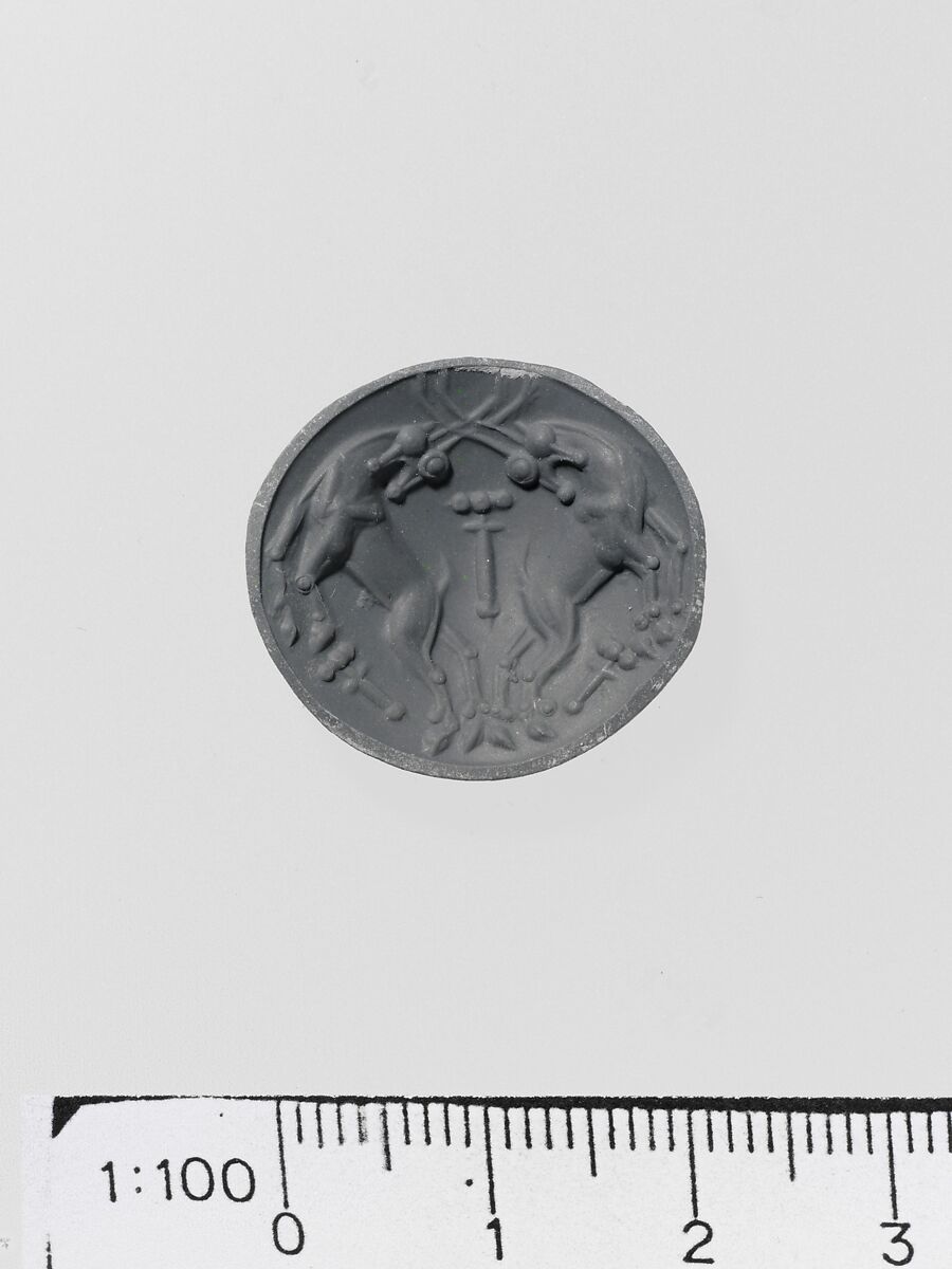 Agate lentoid seal, Agate, Minoan