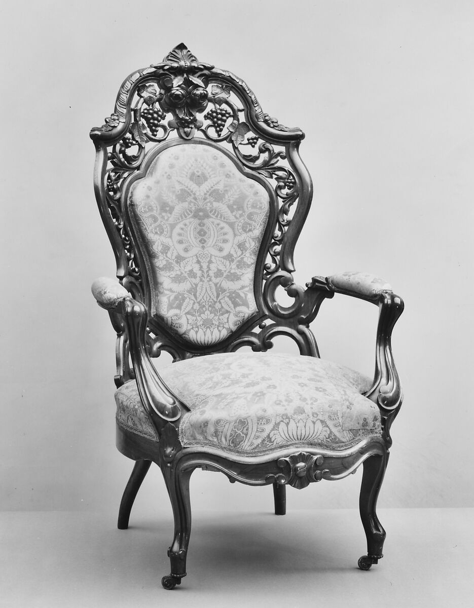 Side Chair, Joseph Meeks &amp; Sons (American, New York, 1829–35), Rosewood, American 