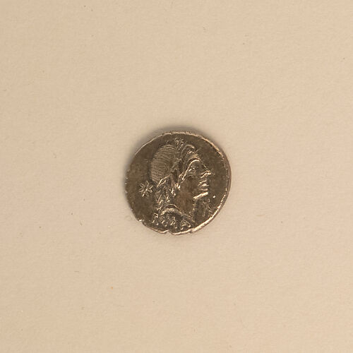 Silver denarius of Postumius Albinus