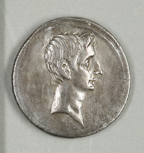 Silver denarius of Octavian