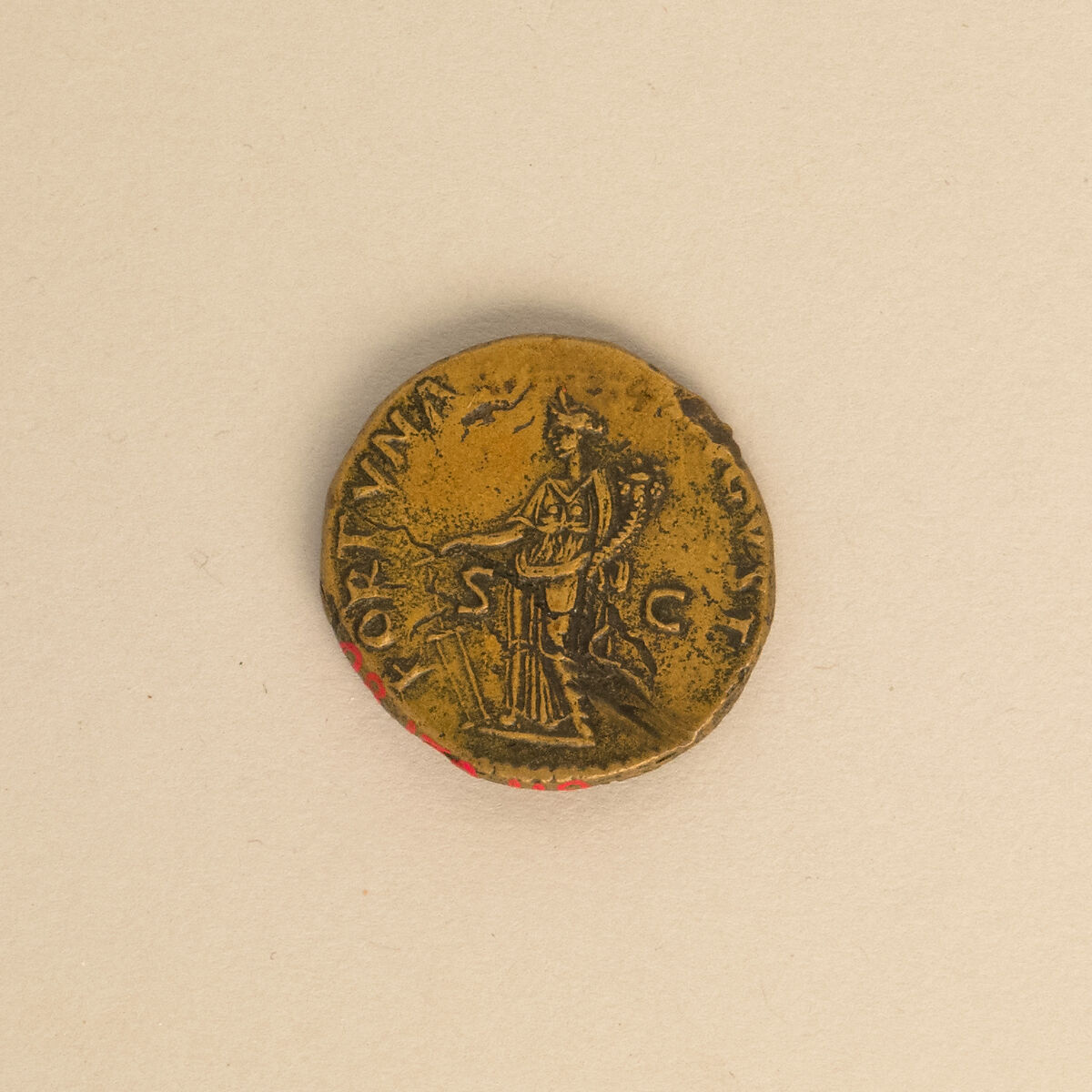 Bronze dupondius of Nerva, Bronze, Roman