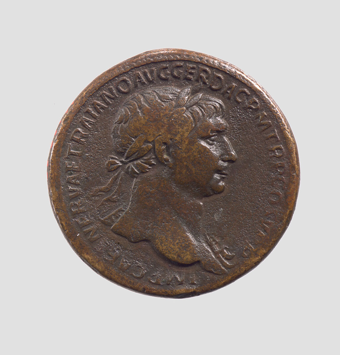 Bronze sestertius of Trajan, Bronze, Roman
