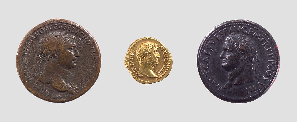 Bronze sestertius of Trajan, Bronze, Roman