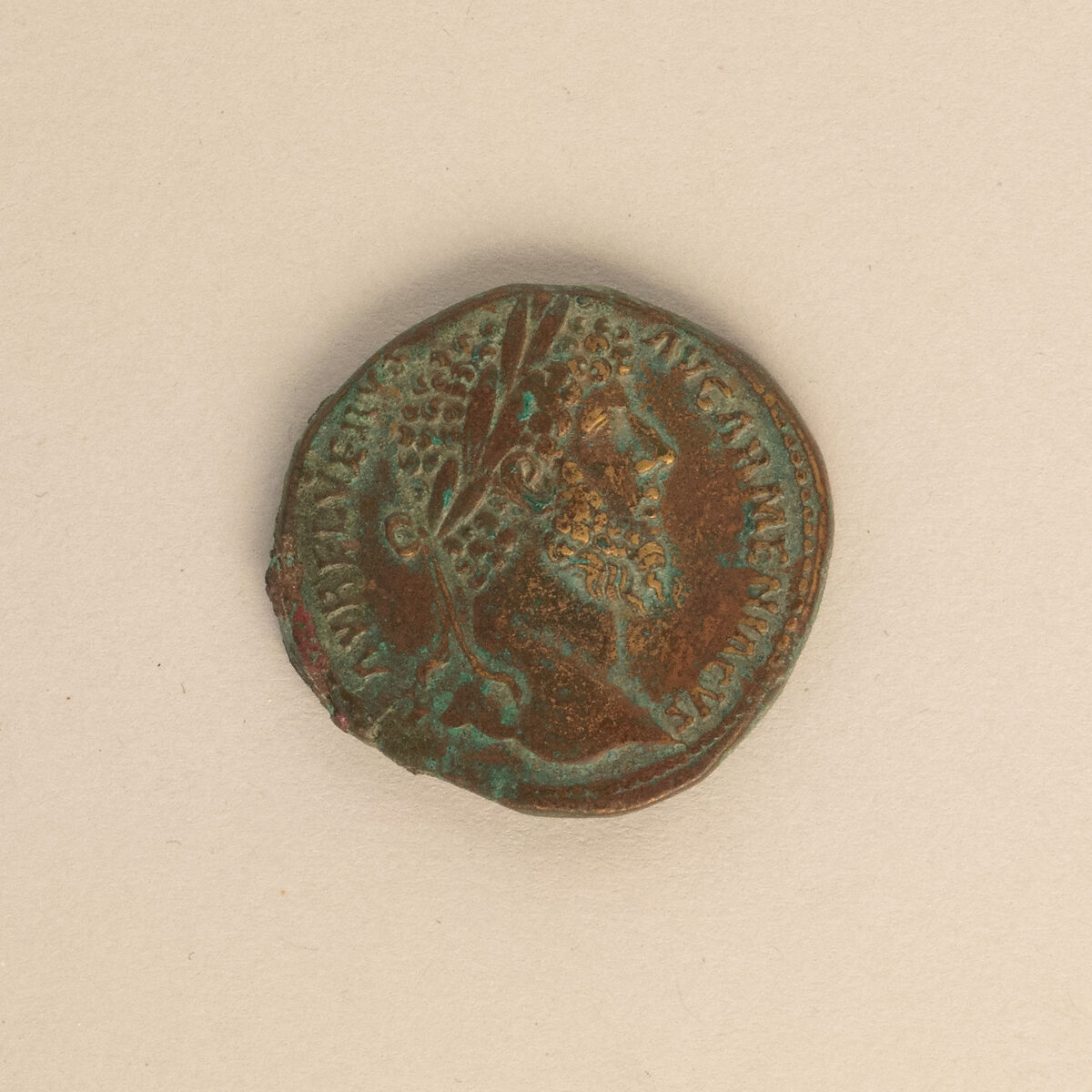 Bronze sestertius of Lucius Verus, Bronze, Roman 