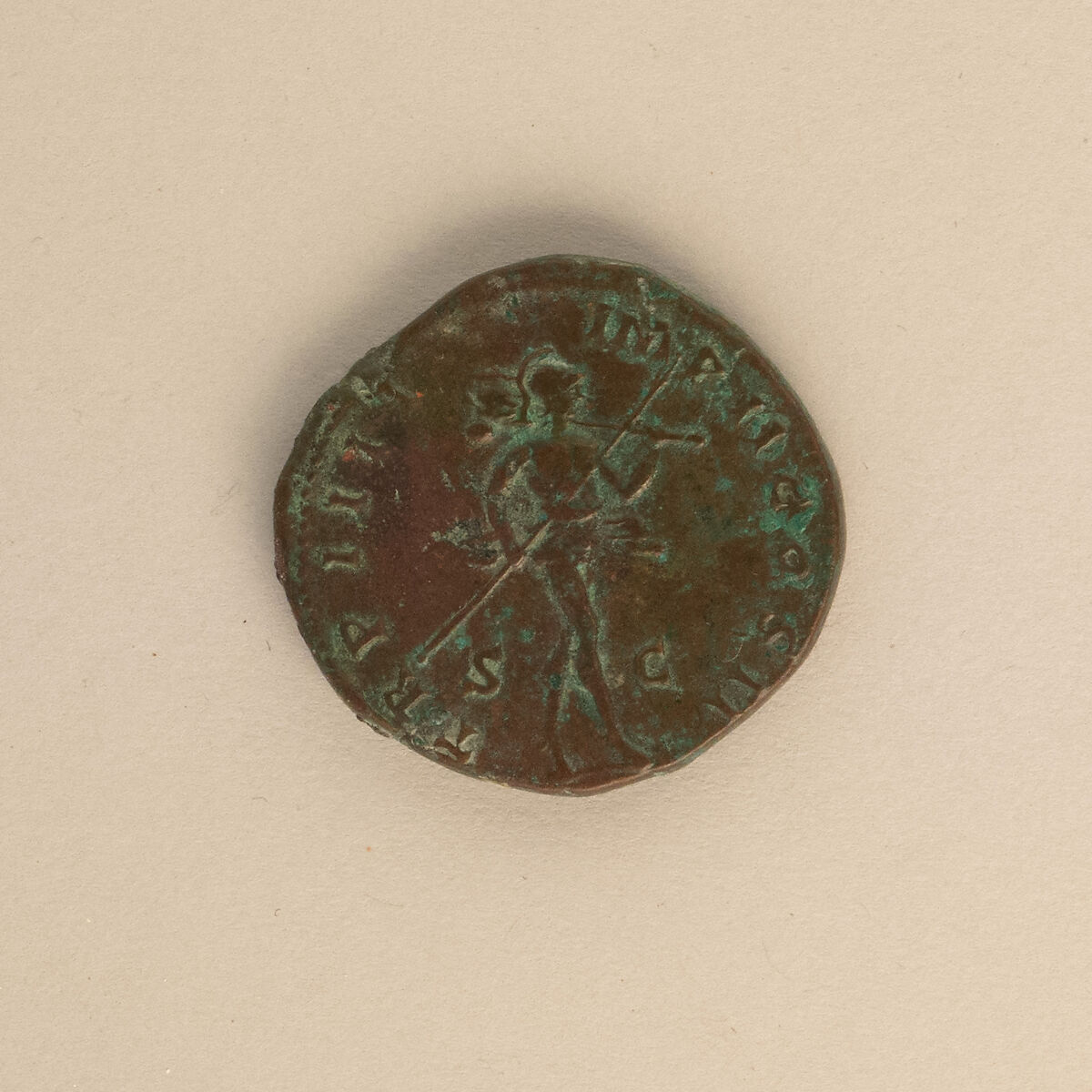 Bronze sestertius of Lucius Verus, Bronze, Roman
