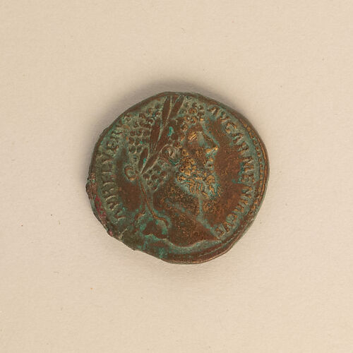 Bronze sestertius of Lucius Verus