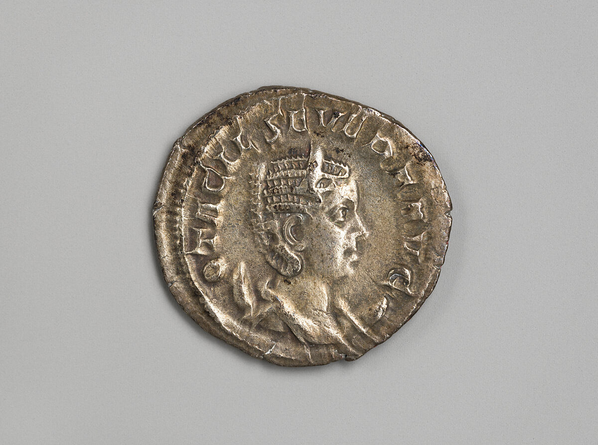 Silver antoninianus of Philip I, Silver, Roman 