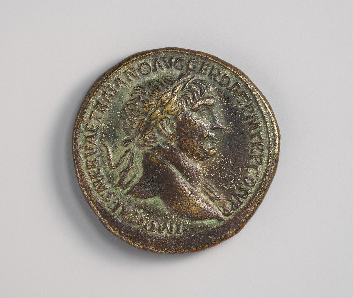 Bronze sestertius of Trajan, Bronze, Roman 