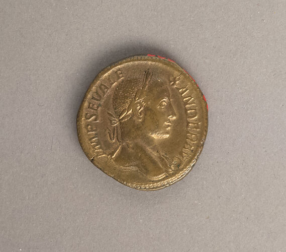 Bronze sestertius of Alexander Severus