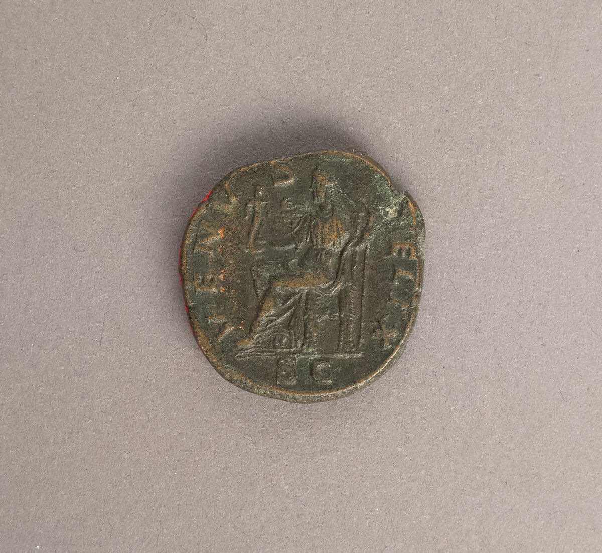 Orichalcum sestertius of Alexander Severus, Bronze, Roman