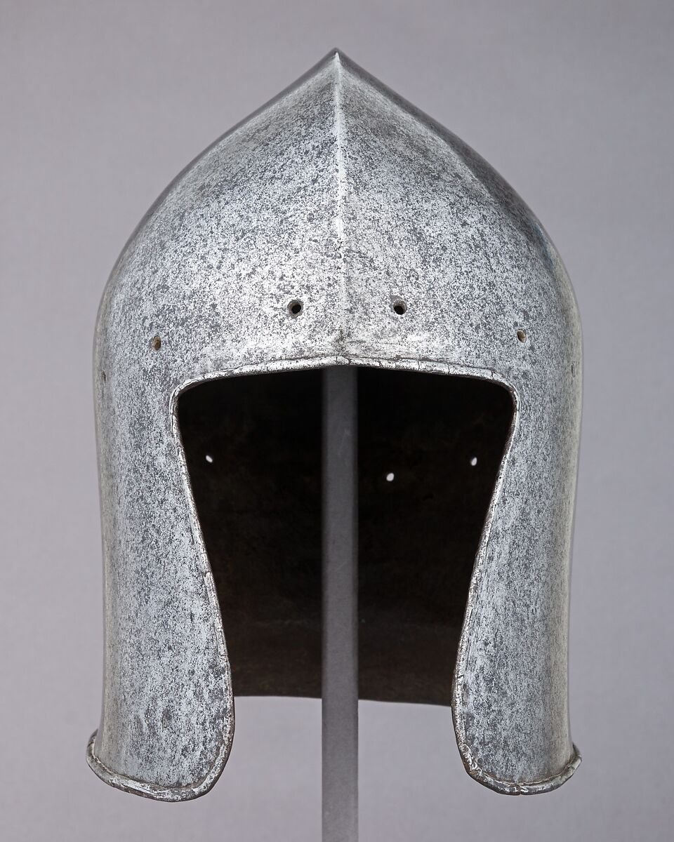 Barbute, Steel, Italian, probably Milan