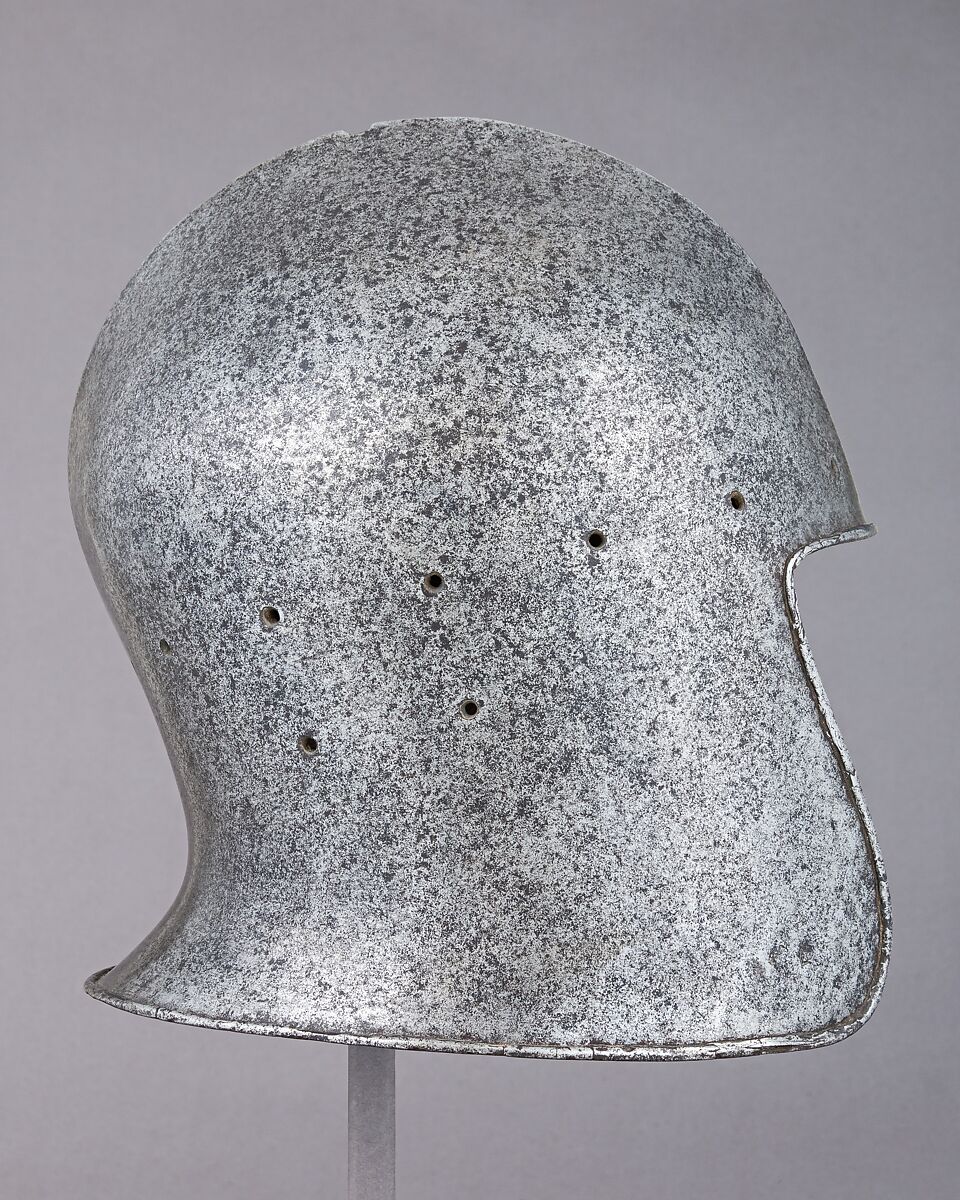 Barbute, Steel, Italian, probably Milan