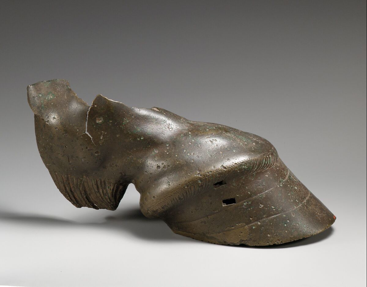 Bronze hoof of a horse, Bronze, Roman 