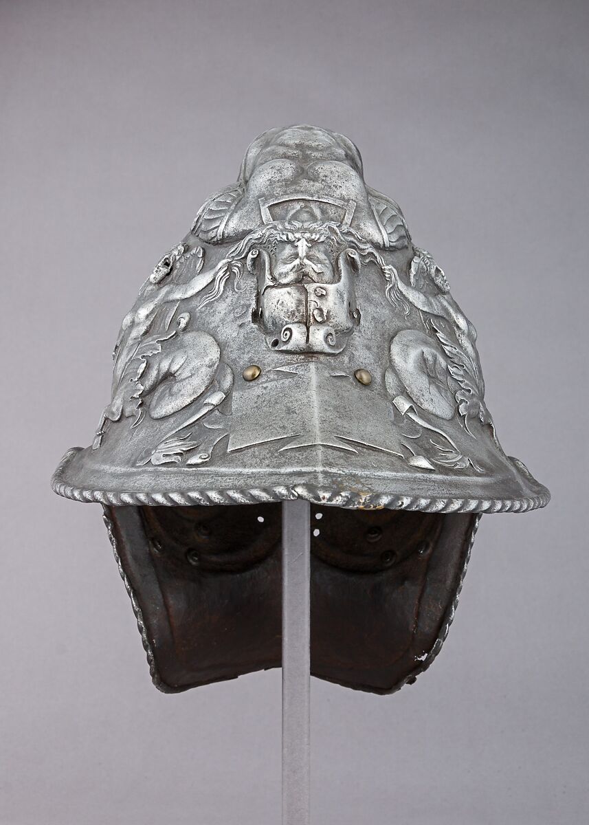 Burgonet after Filippo Negroli, Steel, Italian, Milan