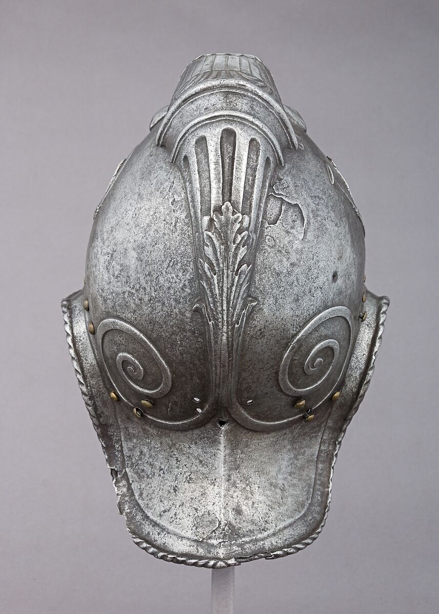 Burgonet after Filippo Negroli, Steel, Italian, Milan