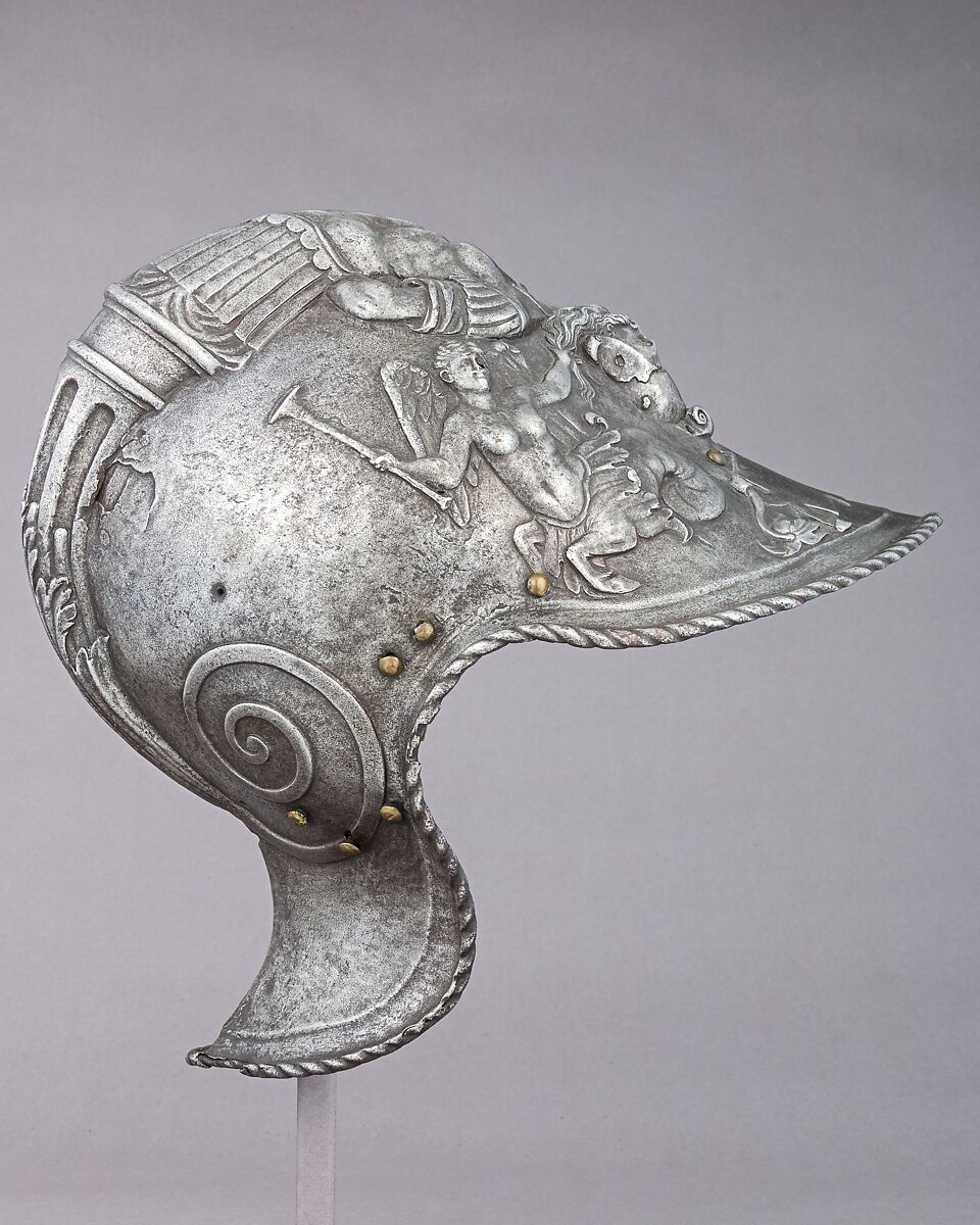 Burgonet after Filippo Negroli, Steel, Italian, Milan