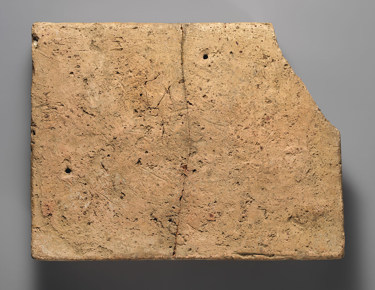 Terracotta plaque, Terracotta, Roman