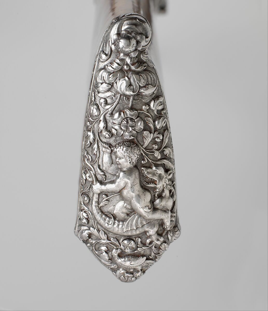 Carbine with Flintlock alla Fiorentina, Carlo Bottarelli (Italian, Brescia, active ca. 1660–90), Steel, wood (walnut), Italian, Brescia