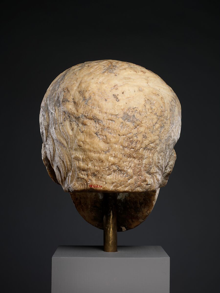 Marble portrait of the emperor Augustus, Marble, Roman