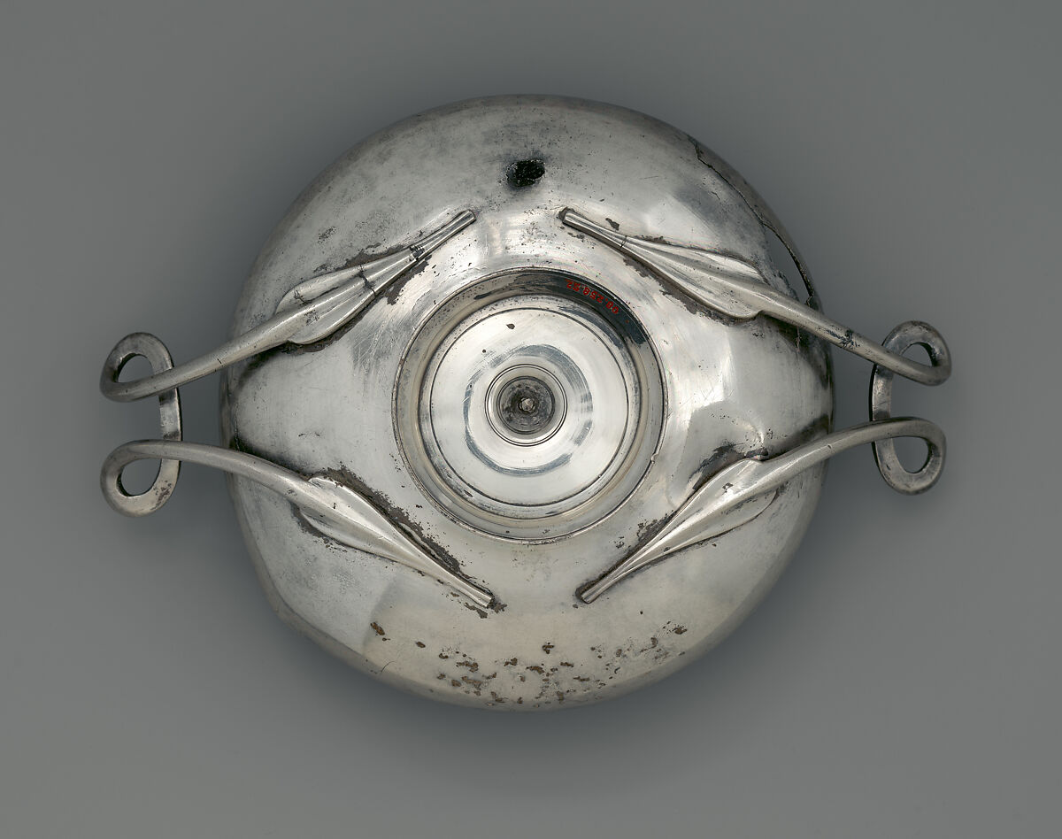 Silver stemless cup, Silver, Greek, South Italian