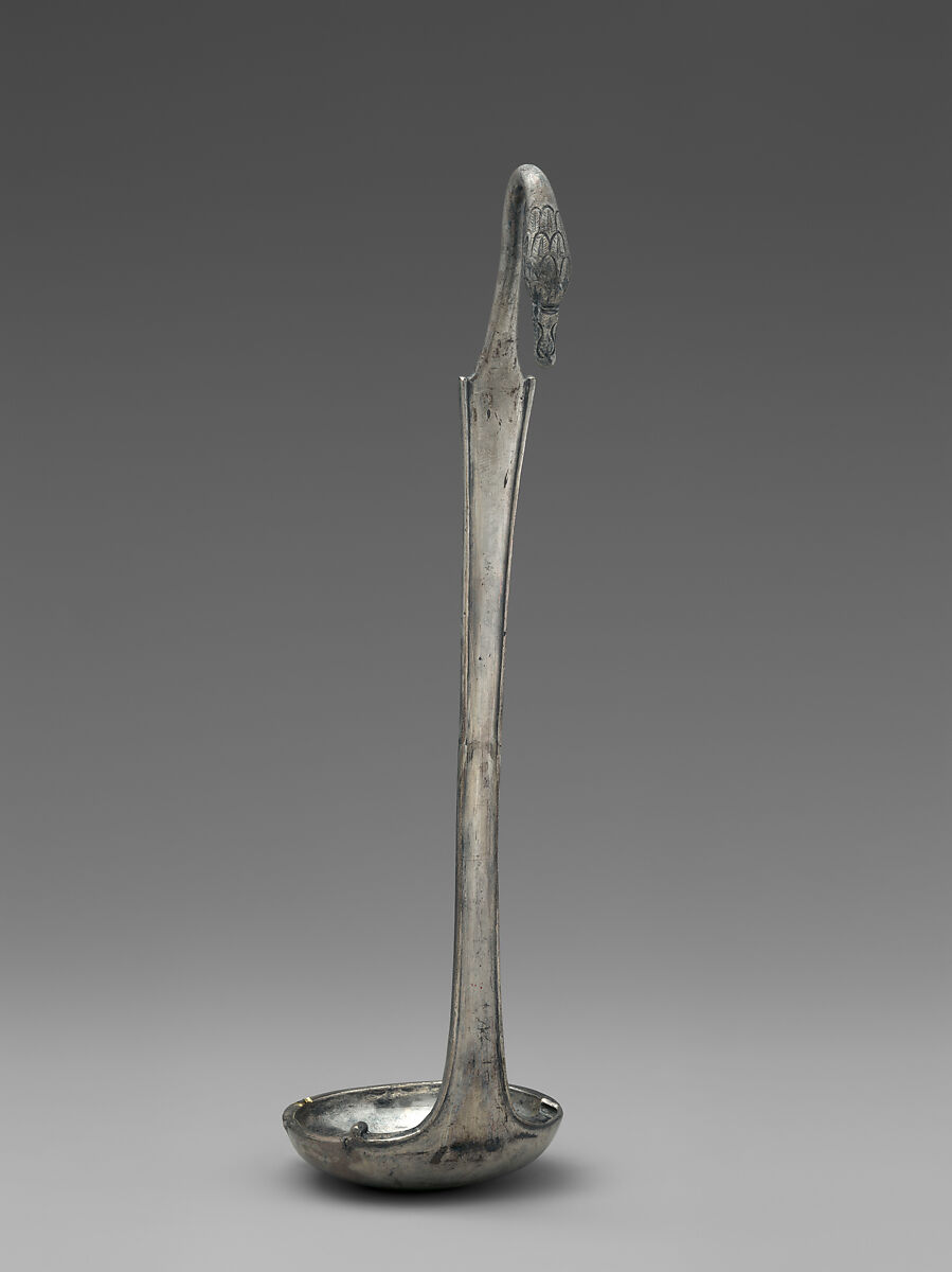 Silver kyathos (cup-shaped ladle), Silver, Greek, South Italian