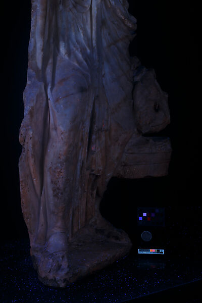 Marble statue of an old woman, Marble, Pentelic, Roman