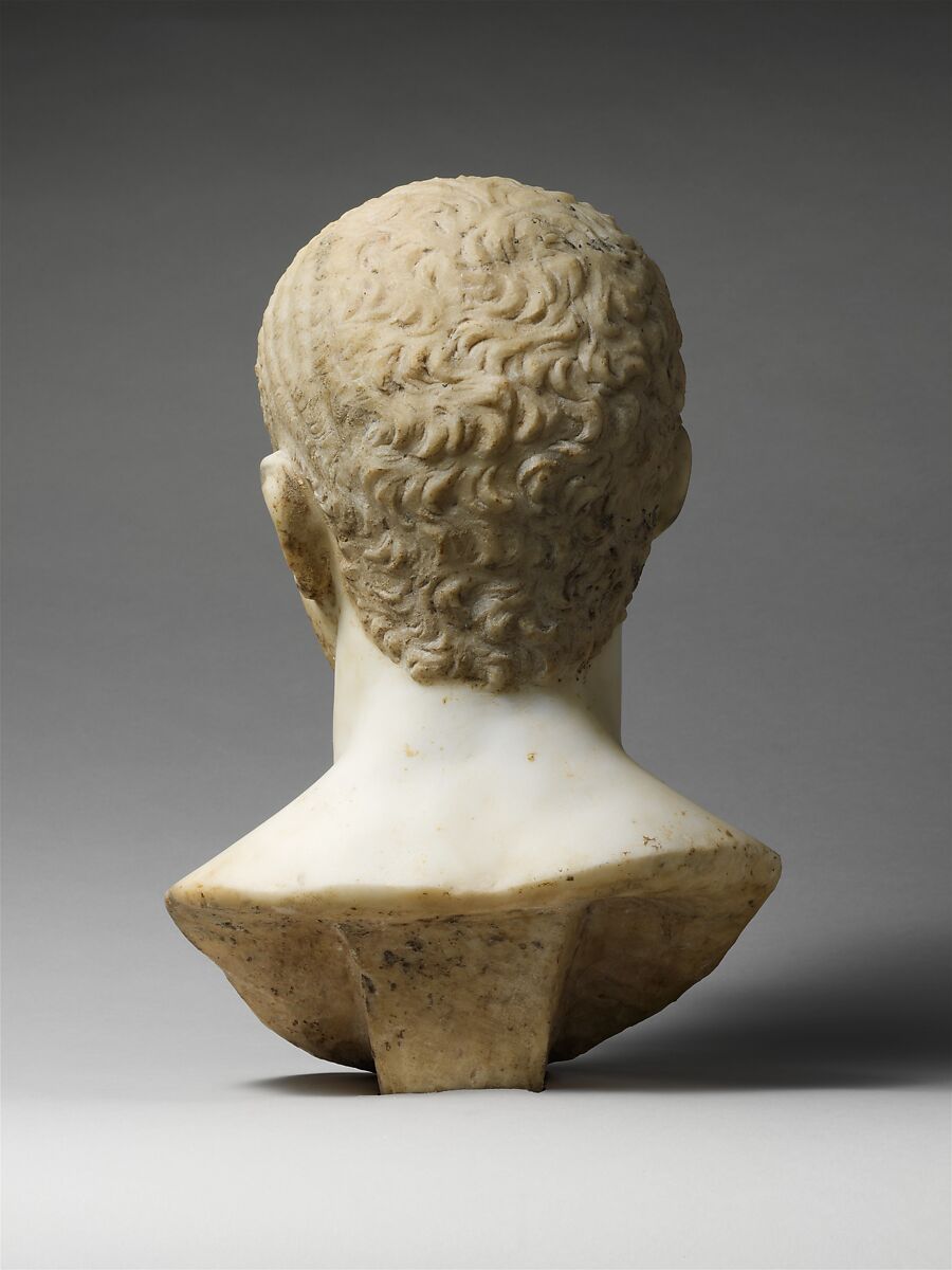 Marble portrait bust of a man, Marble, Roman