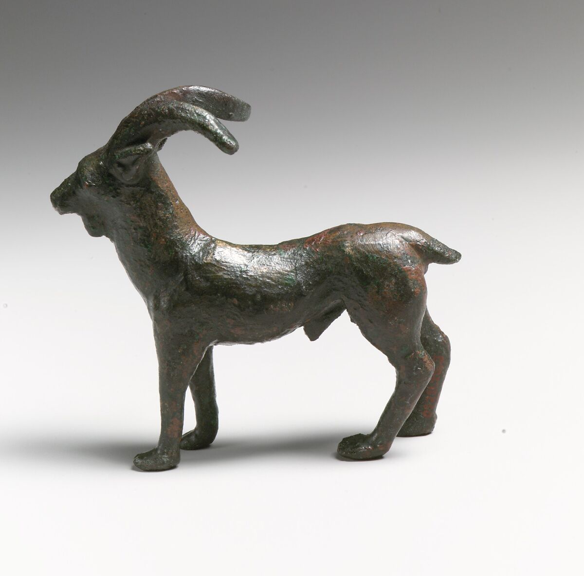 Bronze model of a cart with farmyard group, Bronze, Etruscan or Roman