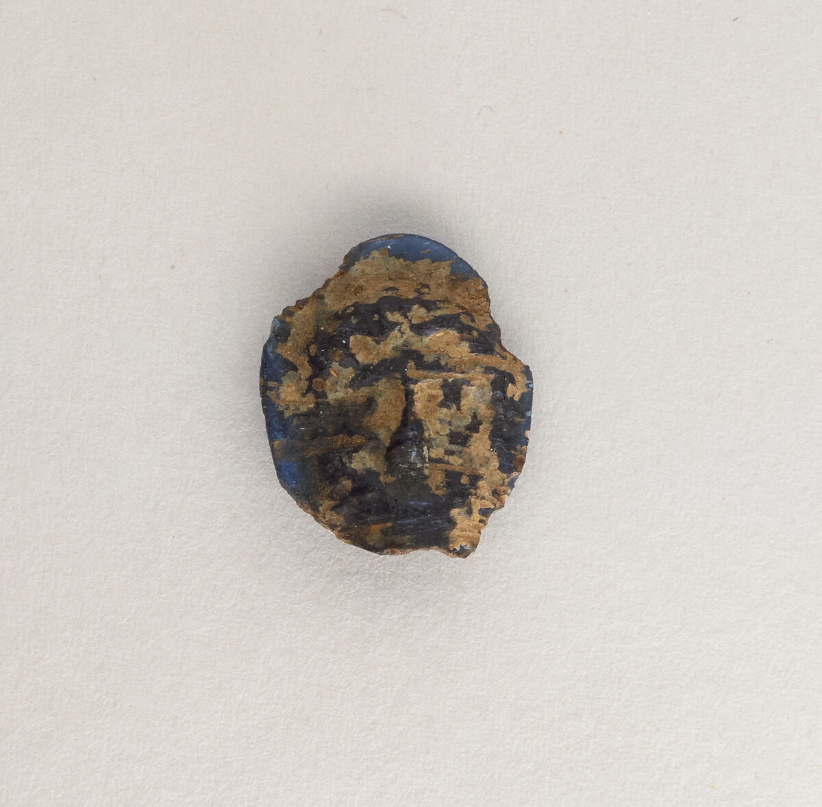 Glass double-headed pendant, Glass, Punic