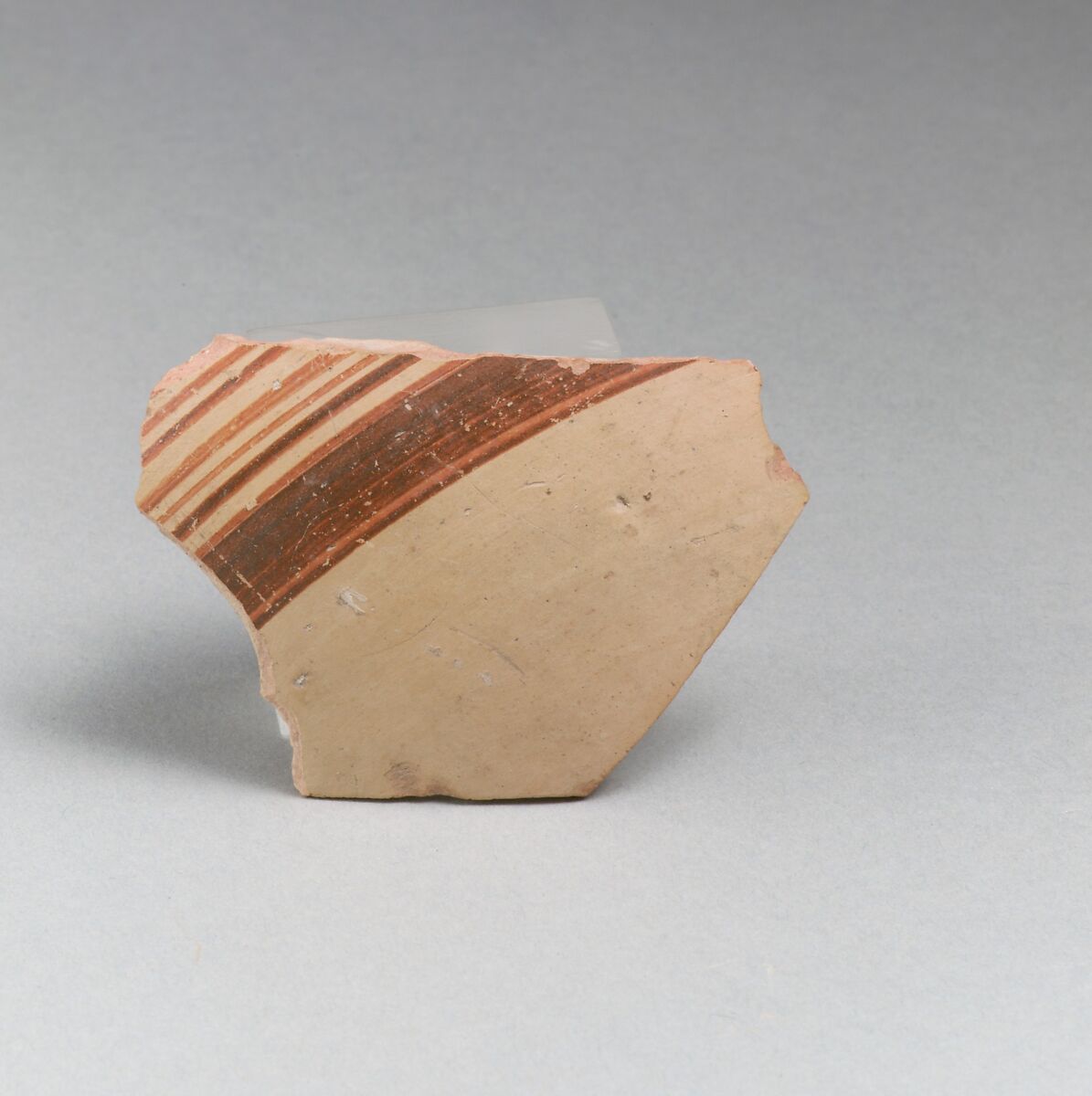 Vase fragment, Terracotta, Mycenaean 