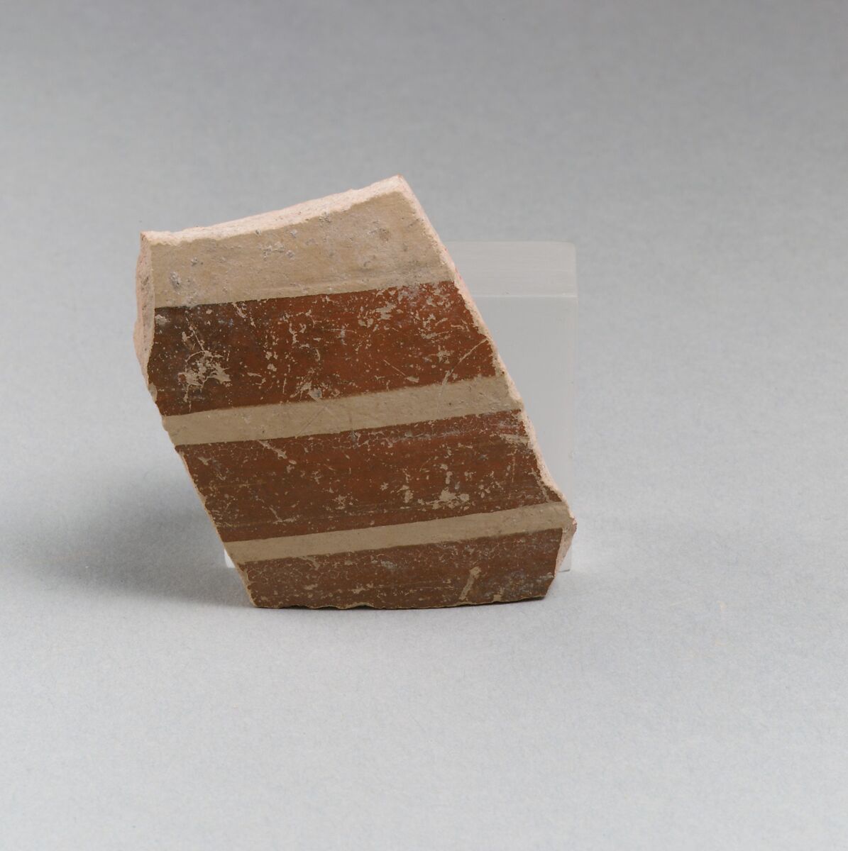 Vase fragment, Terracotta, Mycenaean 