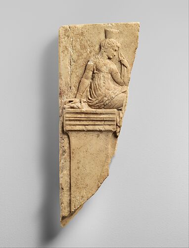 Fragment of a marble neo-Attic relief with Peitho