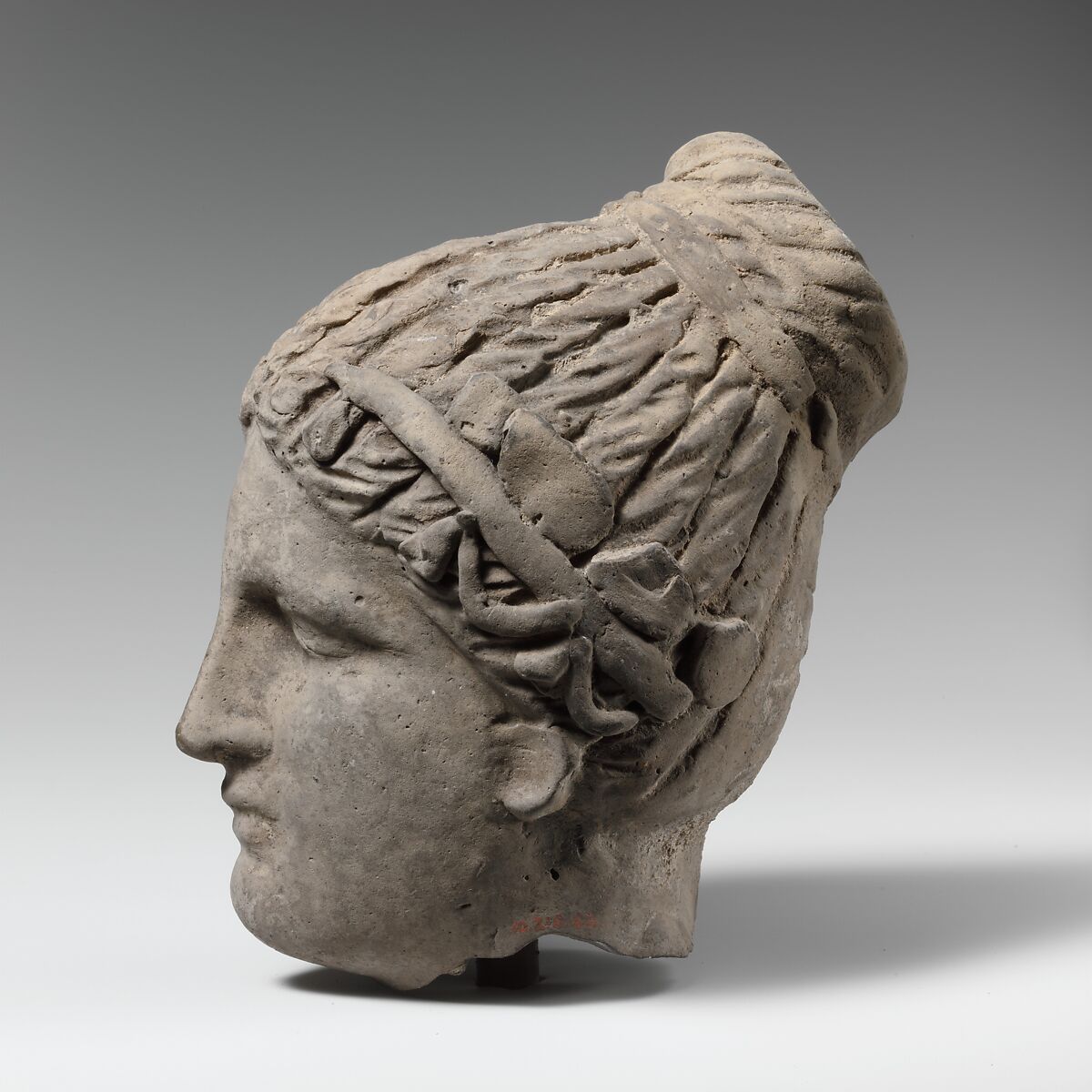 Head of a woman, Terracotta