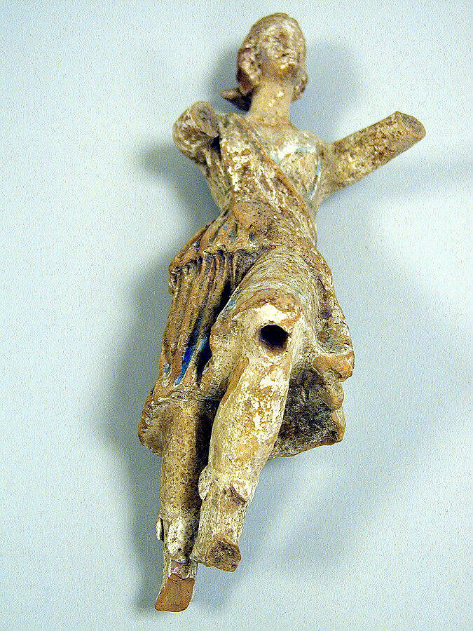 Terracotta statuette of Artemis, Terracotta, Greek, South Italian, Tarentine 