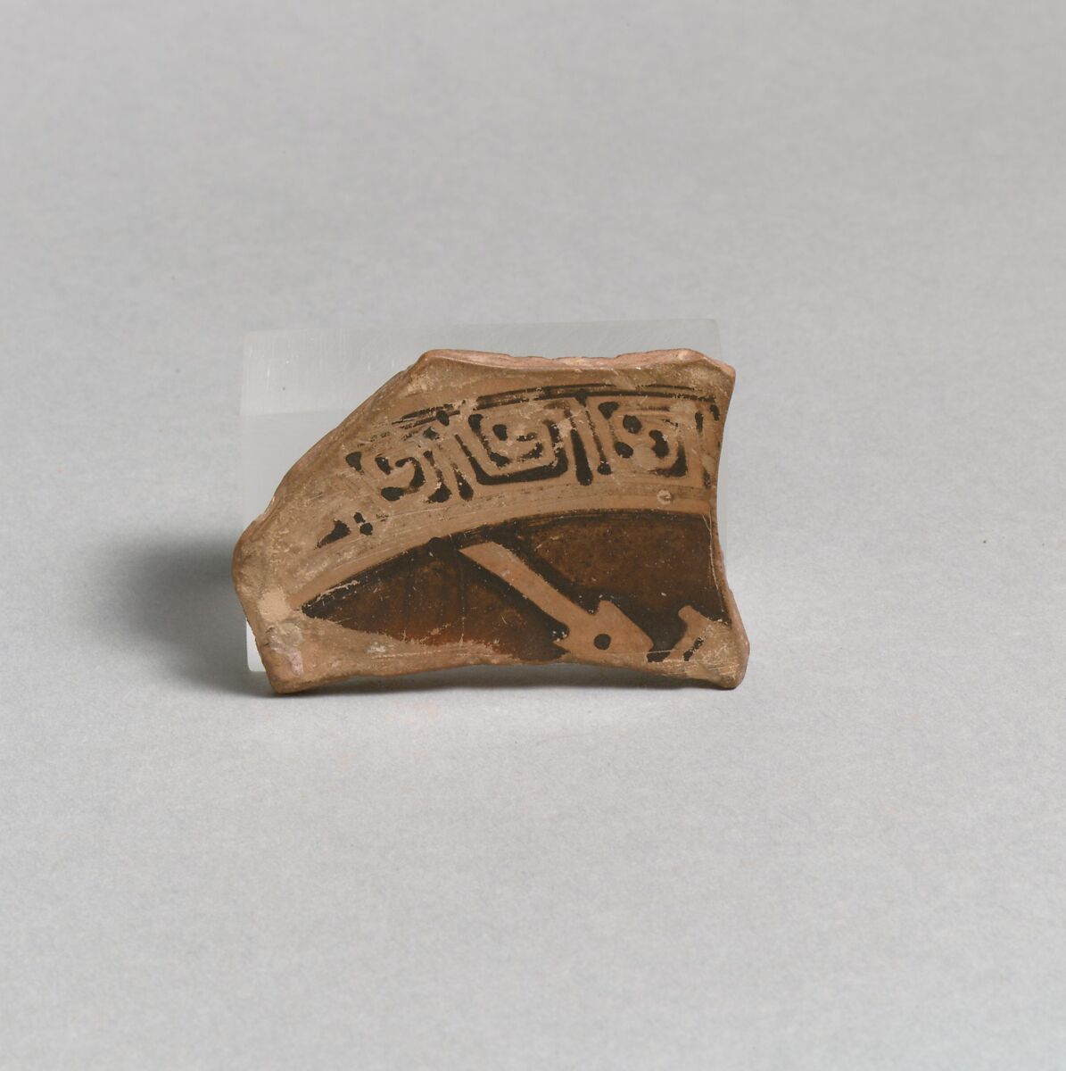 Kylix Fragment, Attributed to near the Splanchnopt Painter, Terracotta, Greek, Attic