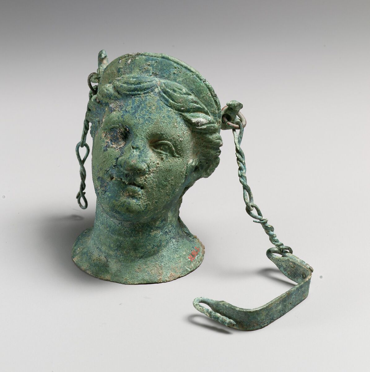 Bronze balsamarium (cosmetics container), Bronze, Etruscan 