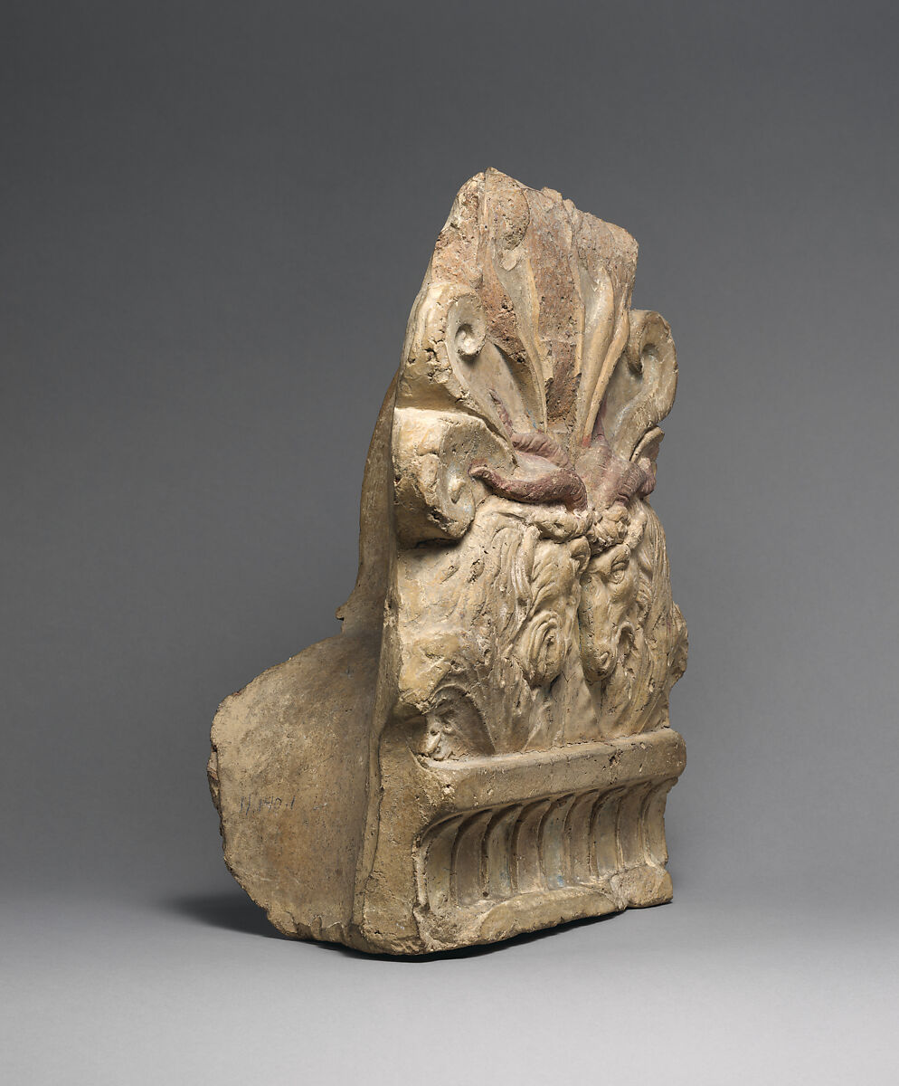 Terracotta antefix, Terracotta, Roman