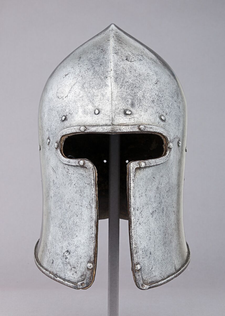 Barbute, Jacopo da Cannobio, called Bichignola (Italian, Brescia, active ca. 1460), Steel, Italian, Brescia