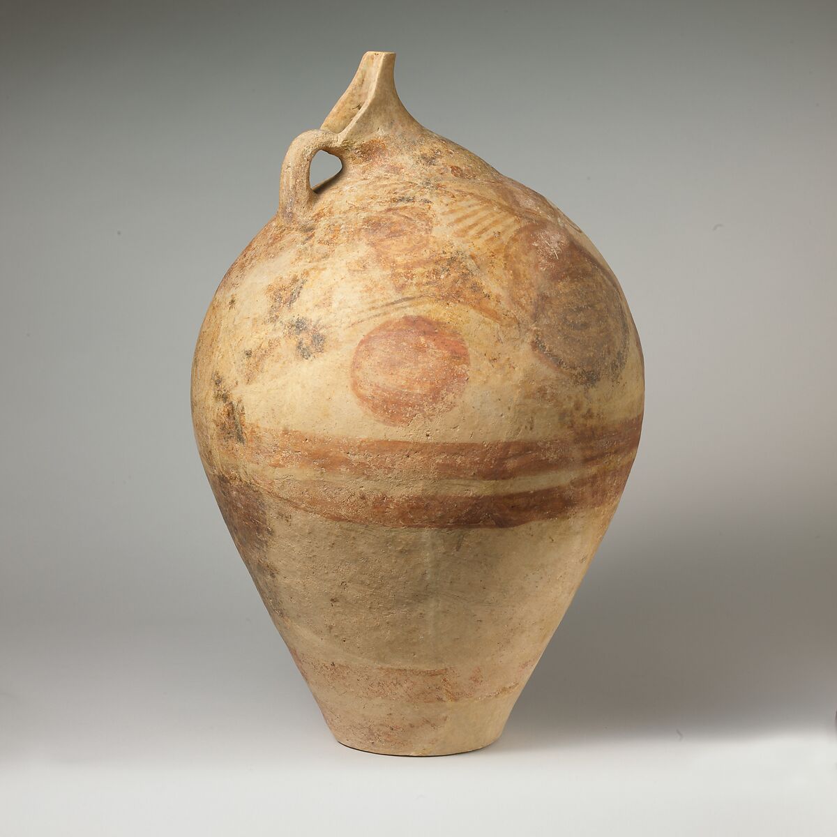 Terracotta beaked jug, Terracotta, Cycladic, Melian
