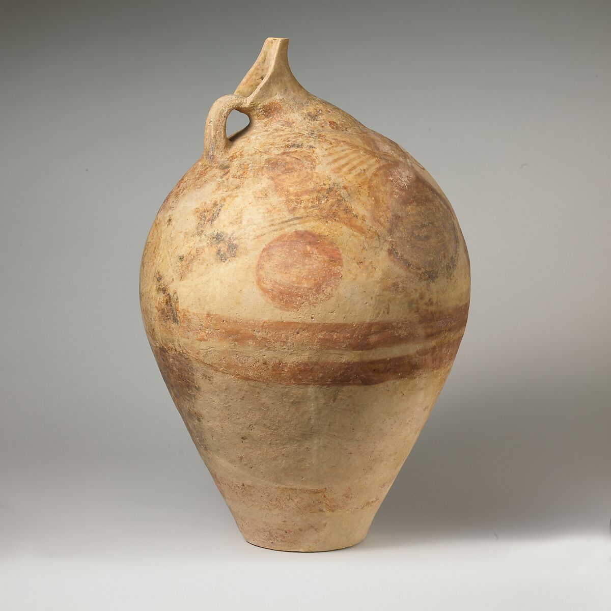 Terracotta beaked jug, Terracotta, Cycladic, Melian 