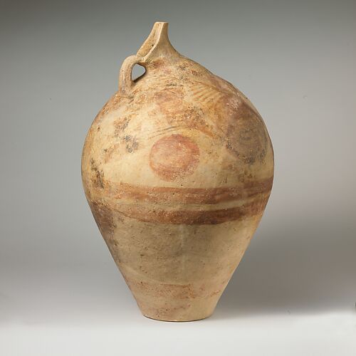 Terracotta beaked jug