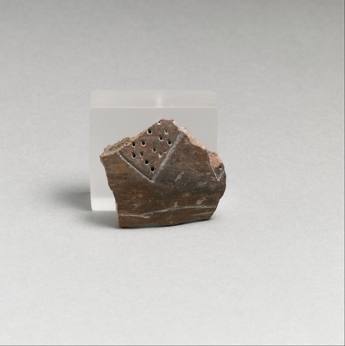 Vase fragment, Terracotta, Aegean 