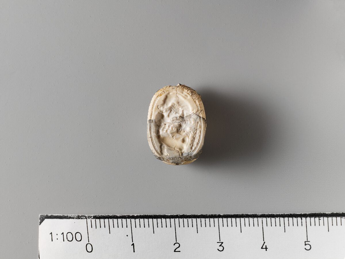 Banded agate scarab, Agate, banded, Etruscan, Civita Castellana 