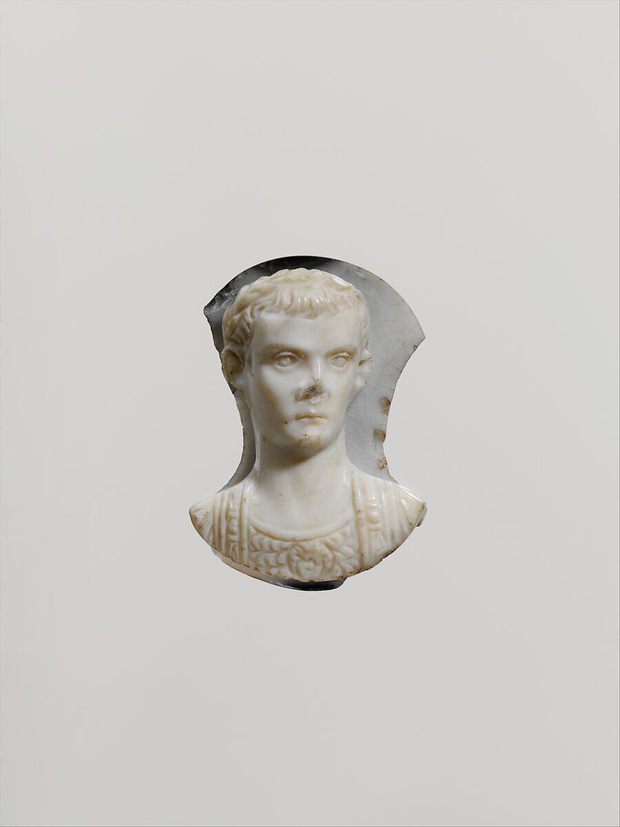 Onyx cameo of the emperor Gaius (Caligula), Onyx, Roman
