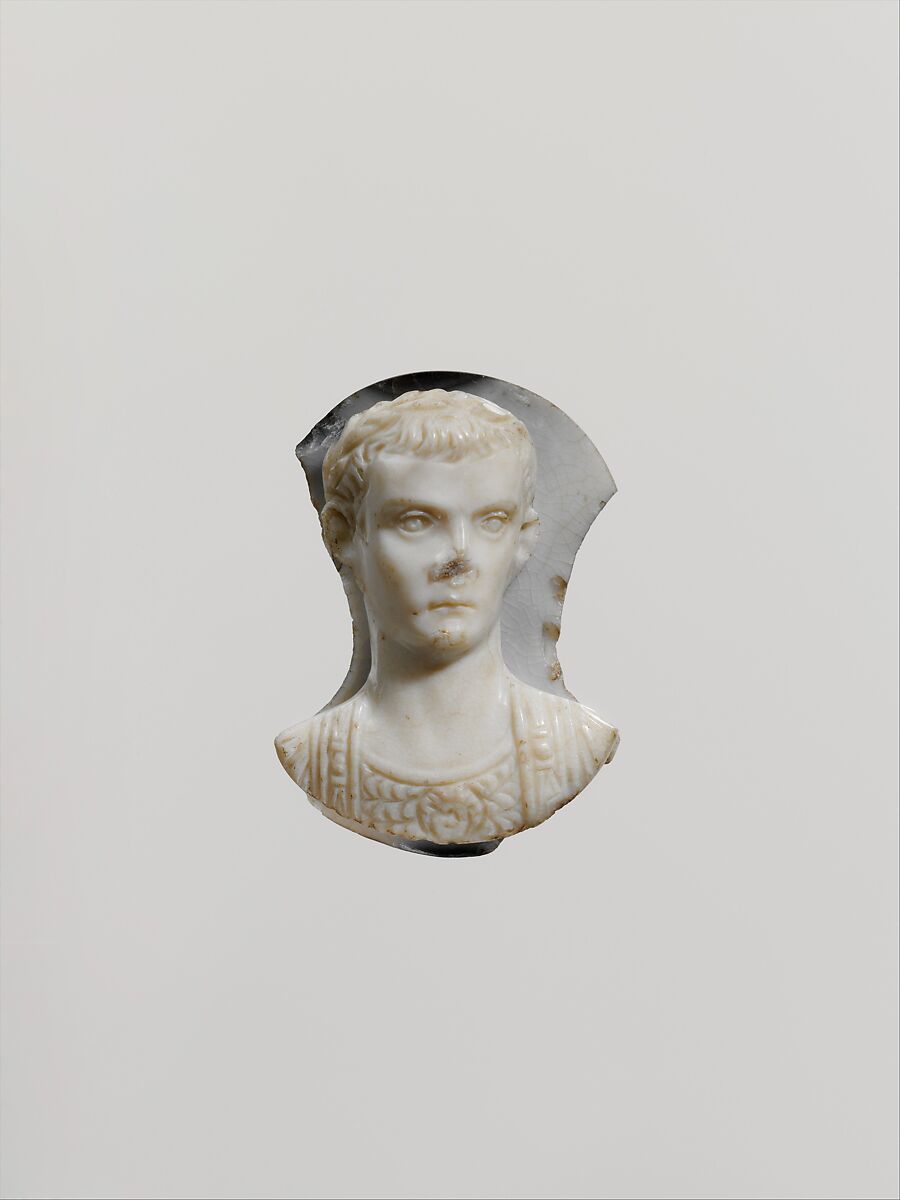 Onyx cameo of the emperor Gaius (Caligula), Onyx, Roman 